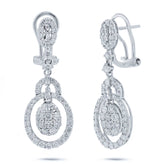 1.88ct 18k White Gold Diamond Earring